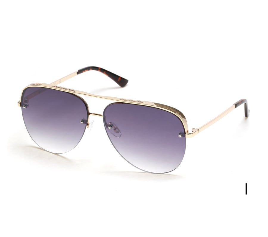 halbrandlose metall-aviatorbrille