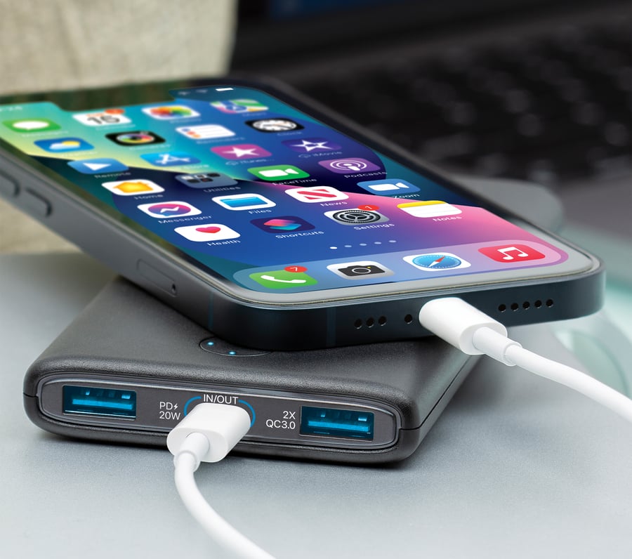 10k 20w usb-c tragbare powerbank ladegerät