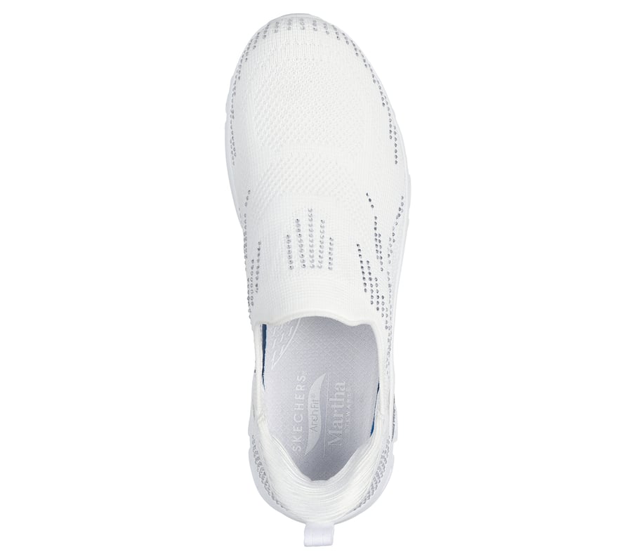 skechers slip-ins martha stewart arch fit glide-step elevate - smoke show