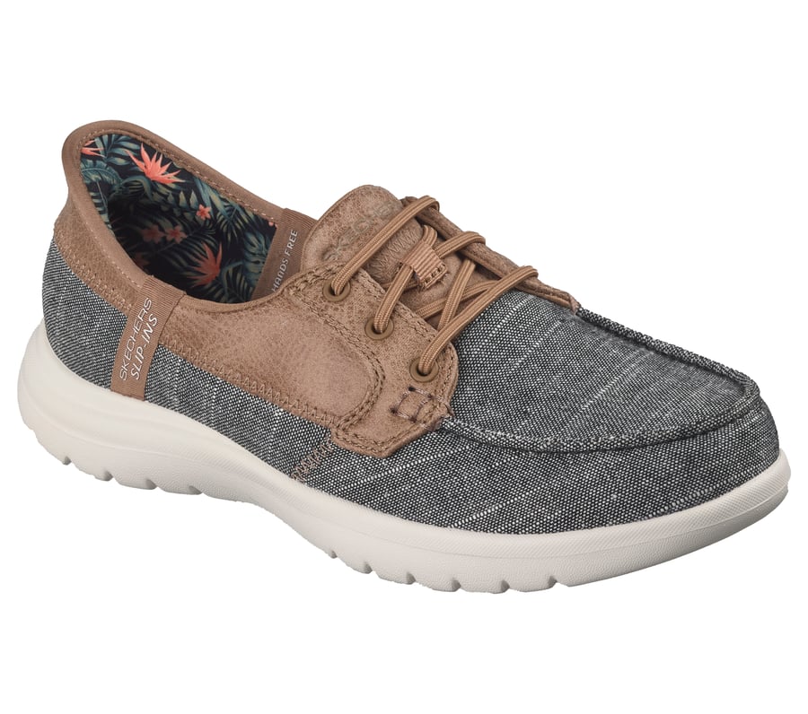 skechers slip-ins für unterwegs – coastal sky