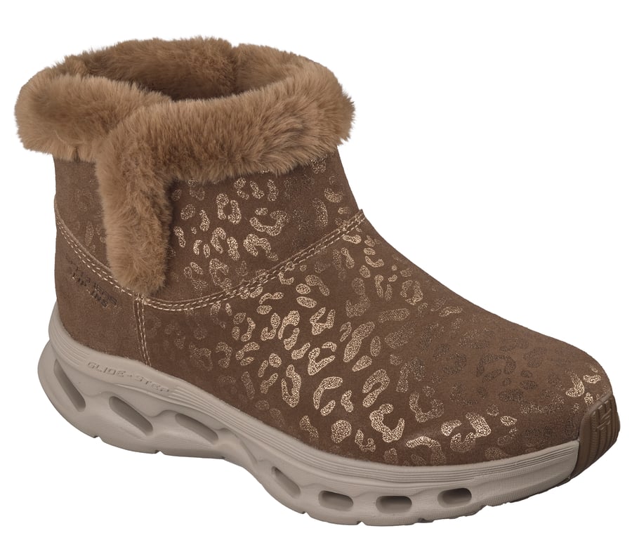 skechers slip-ins go walk glide-step 2.0 boot - mystique