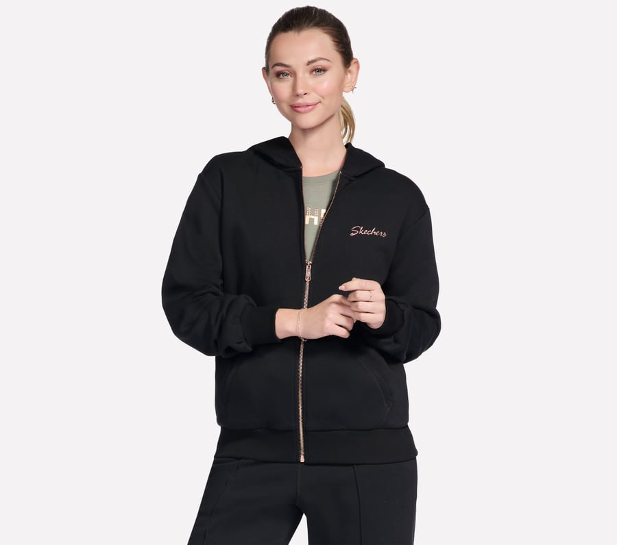 skech sweats signature full zip hoodie