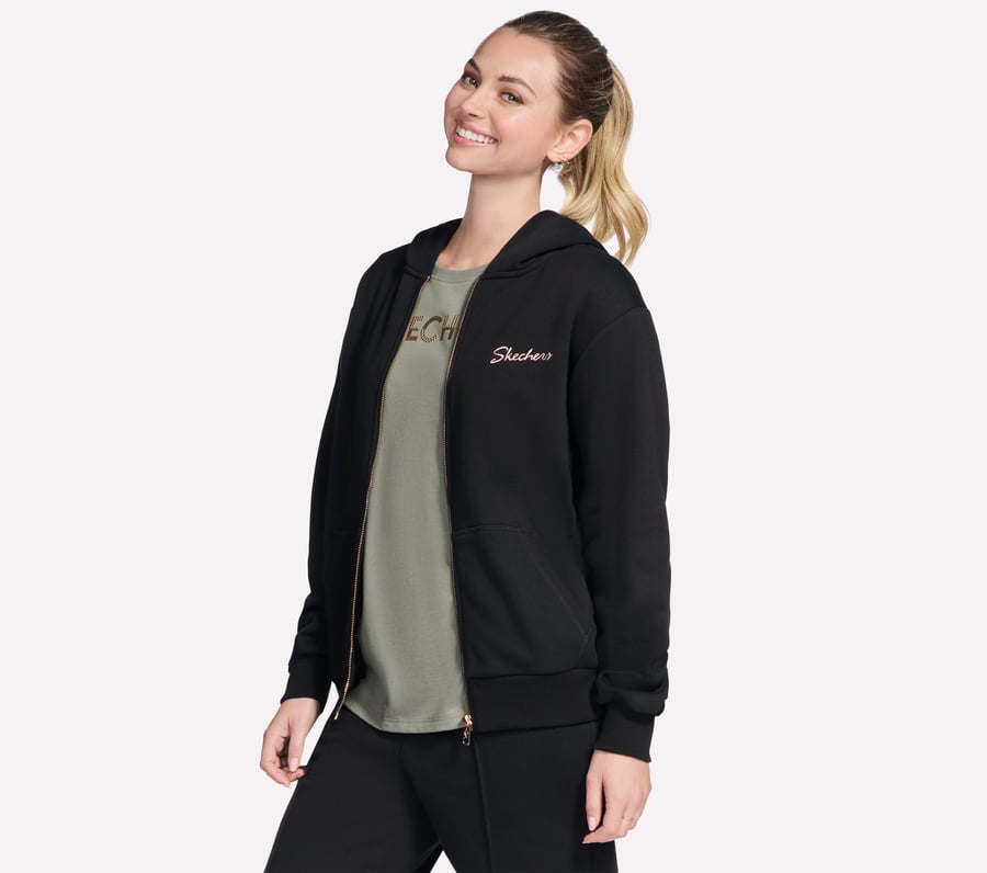 skech sweats signature full zip hoodie