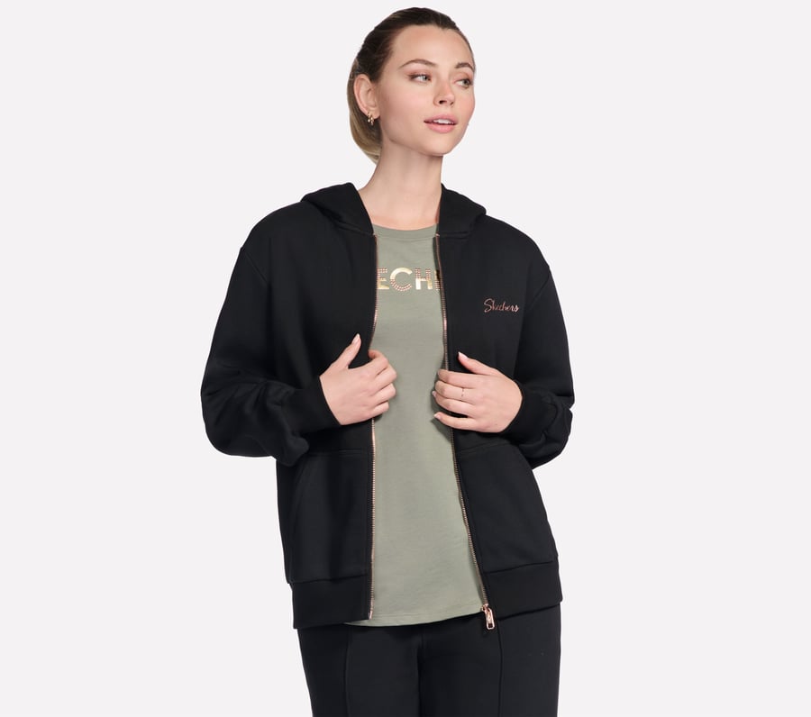 skech sweats signature full zip hoodie