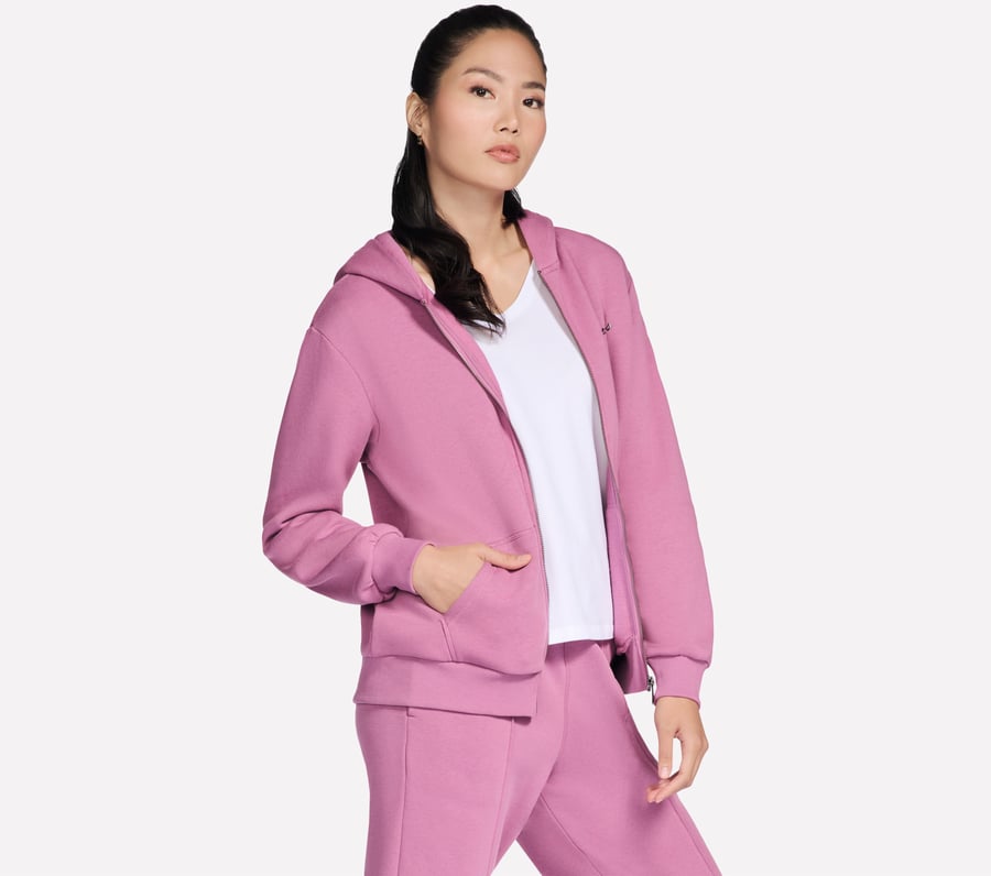 skech sweats signature full zip hoodie