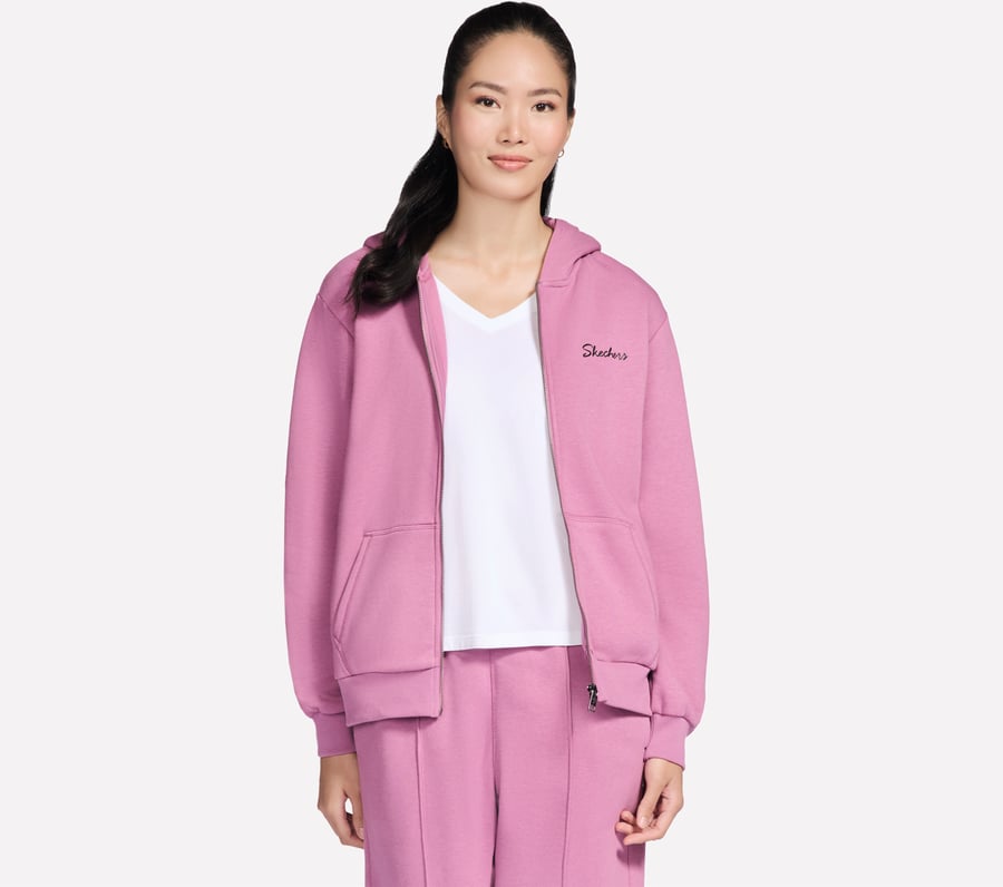 skech sweats signature full zip hoodie