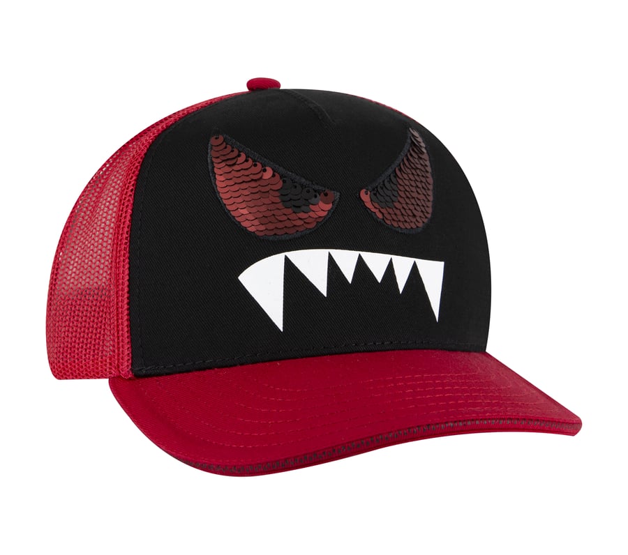 skechers monster eyes trucker-mütze
