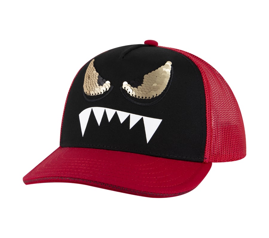 skechers monster eyes trucker-mütze