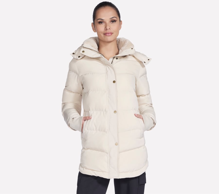 gemütlicher daunenparka für unterwegs
