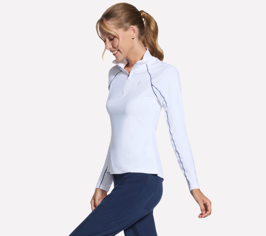 fairway langarmshirt mit 14-reißverschluss