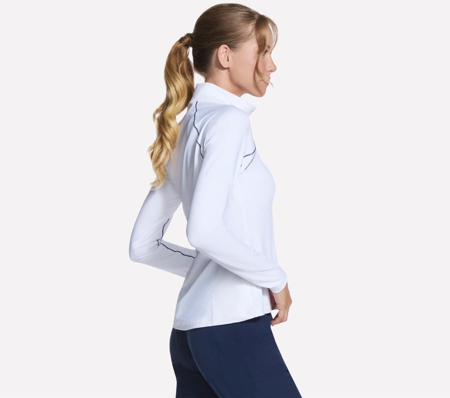 fairway langarmshirt mit 14-reißverschluss