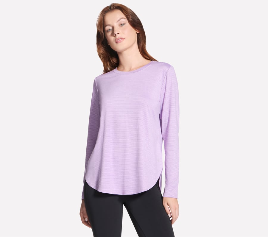 go dri swift stripe langarmshirt