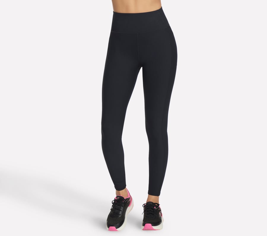 go flex rib leggings in voller länge mit hohem bund