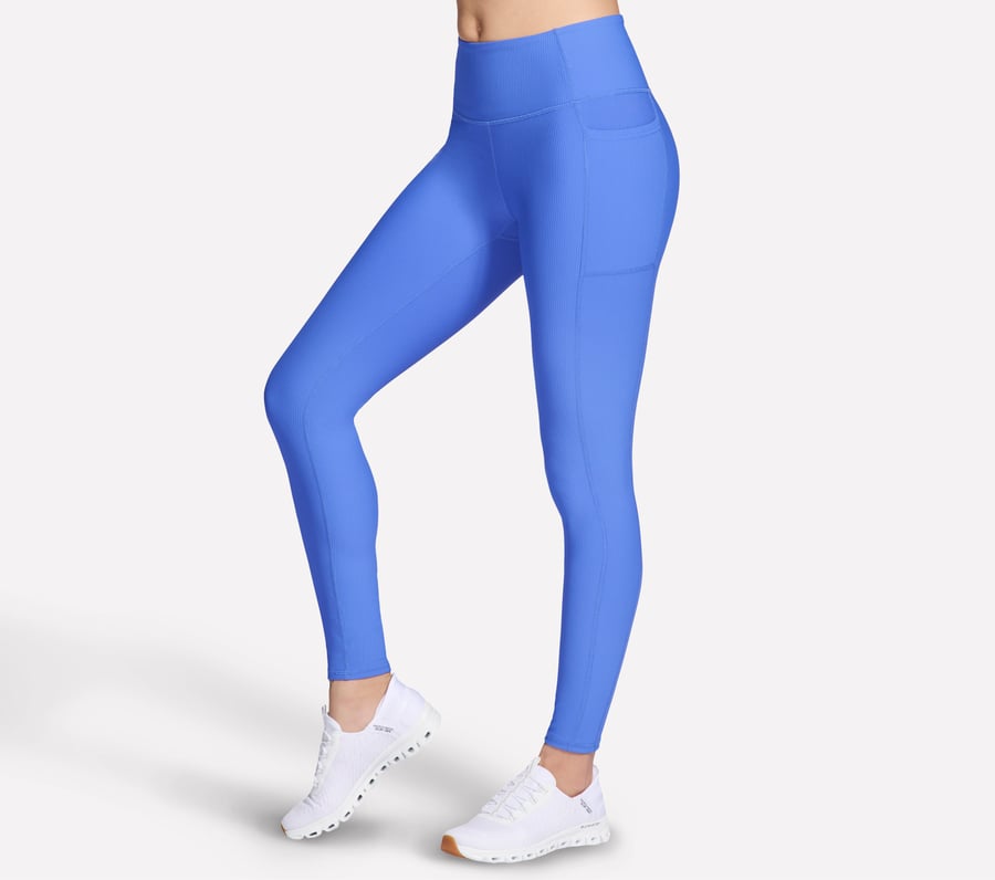 go flex rib leggings in voller länge mit hohem bund
