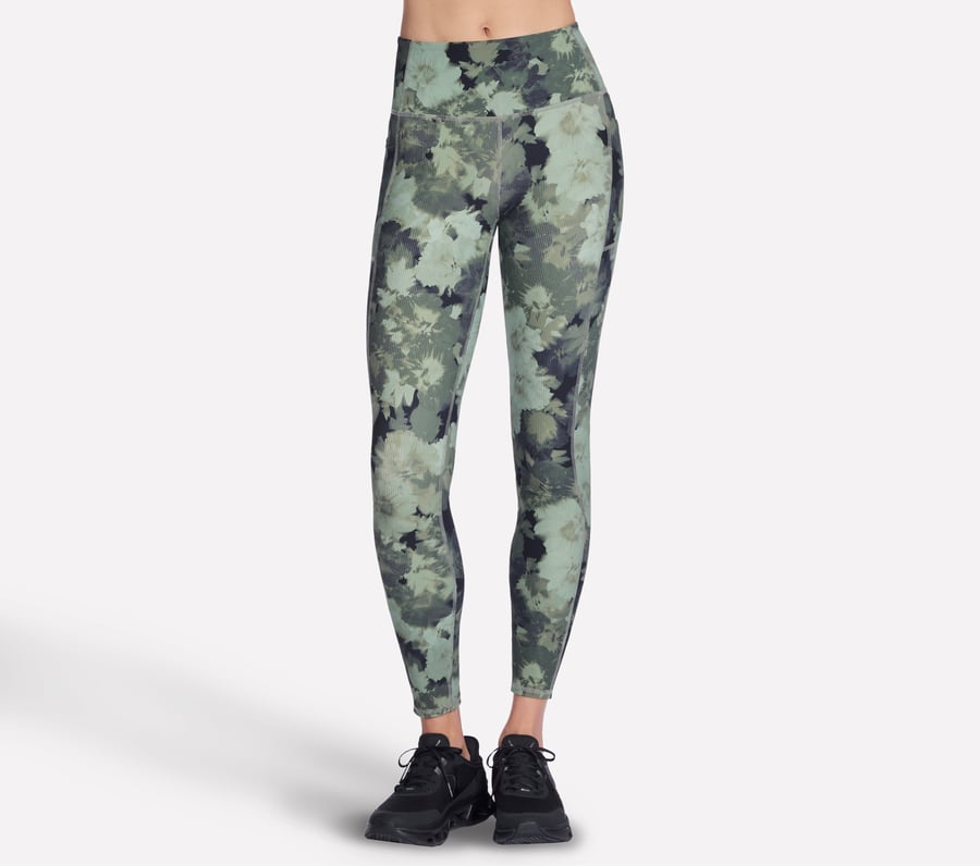 go flex rib inbloom leggings in voller länge mit hohem bund