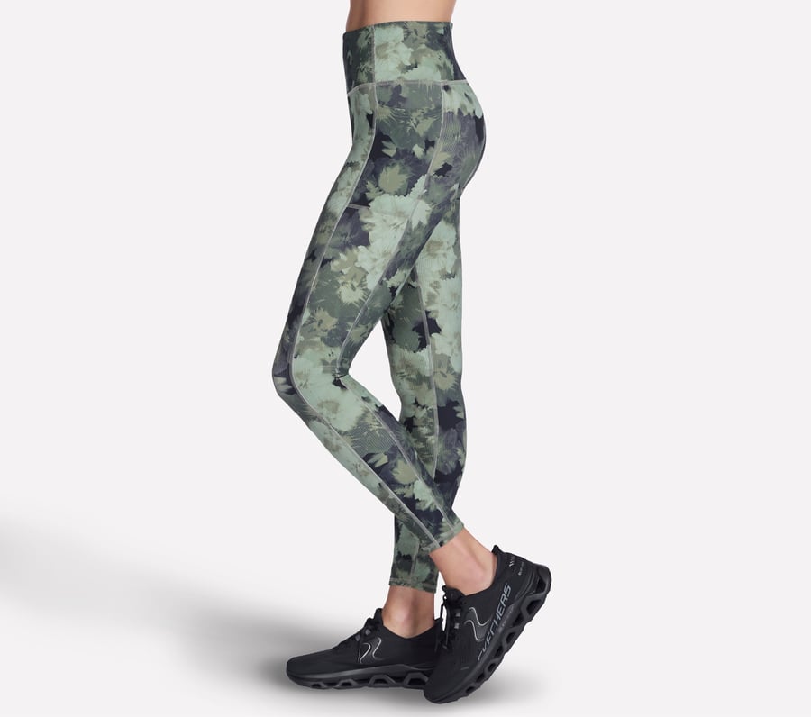 go flex rib inbloom leggings in voller länge mit hohem bund