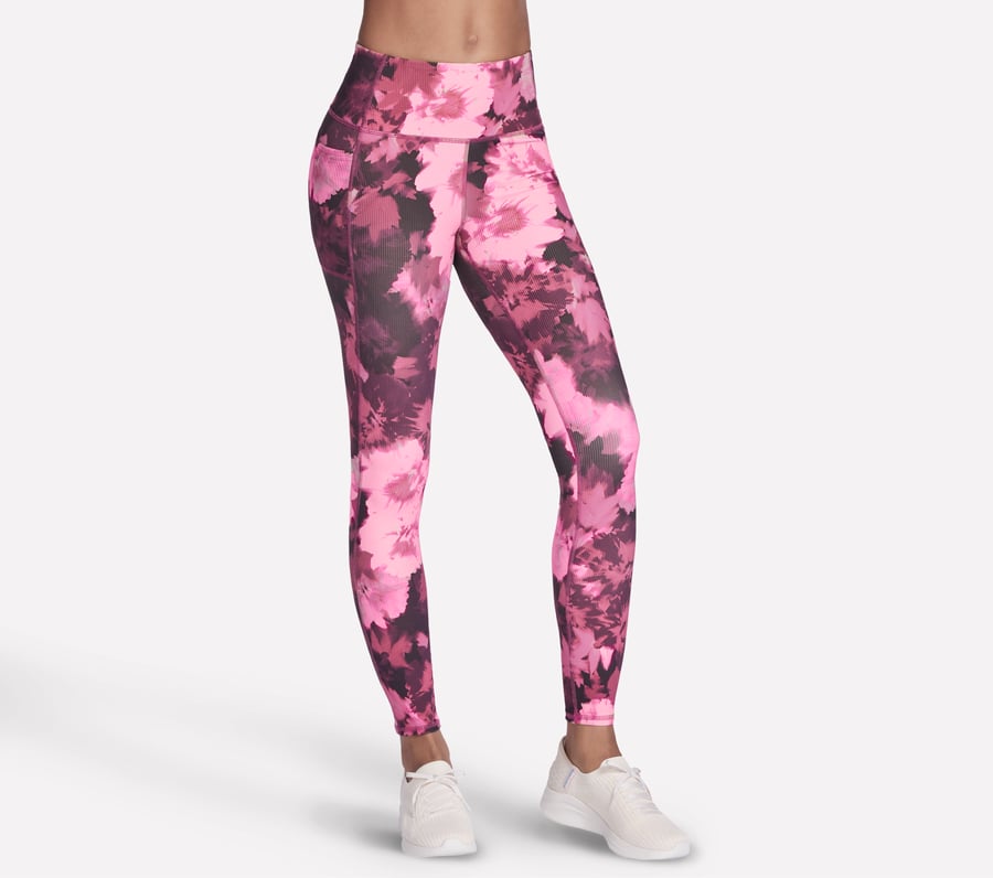 go flex rib inbloom leggings in voller länge mit hohem bund