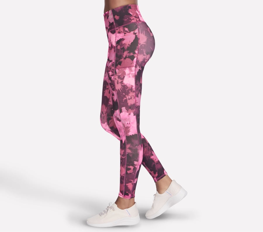 go flex rib inbloom leggings in voller länge mit hohem bund