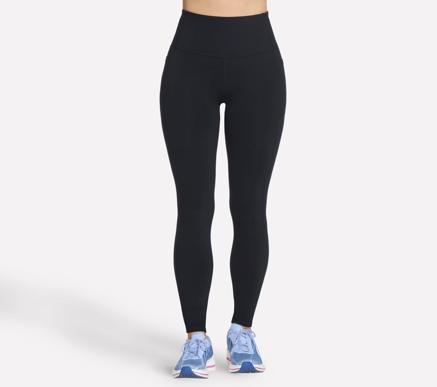 skechers go walk leggings mit hohem bund