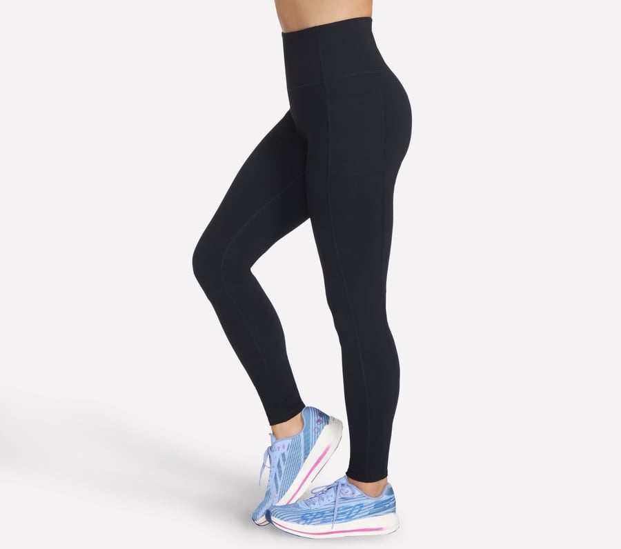 skechers go walk leggings mit hohem bund
