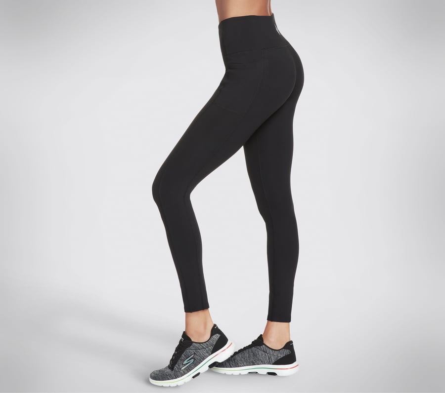 skechers go walk leggings mit hohem bund