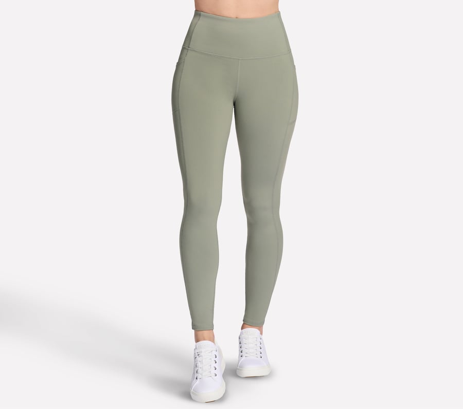 skechers go walk leggings mit hohem bund