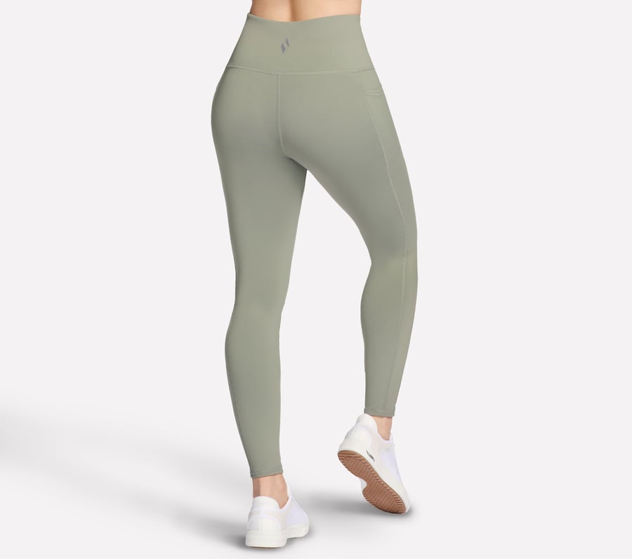 skechers go walk leggings mit hohem bund