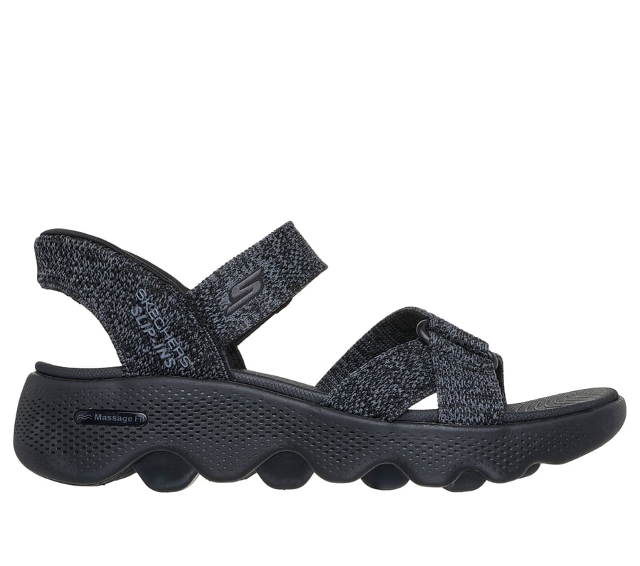 skechers slip-ins go walk massage fit sandale - heather