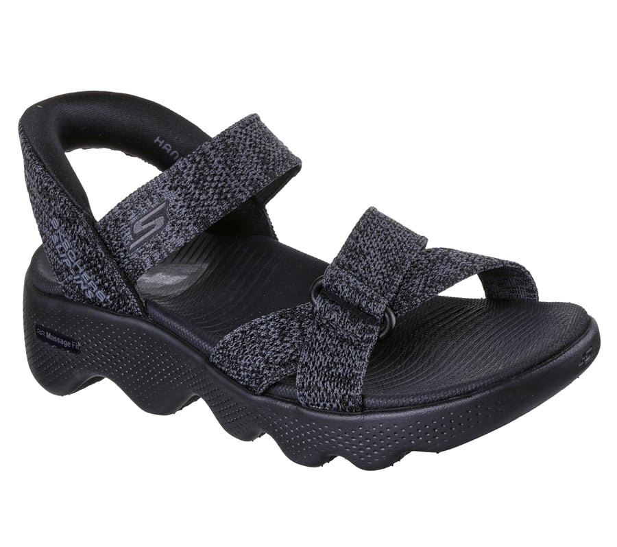 skechers slip-ins go walk massage fit sandale - heather