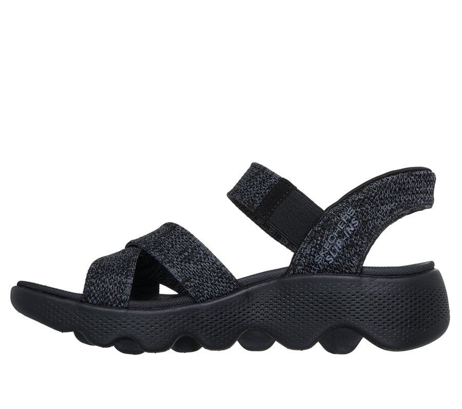 skechers slip-ins go walk massage fit sandale - heather