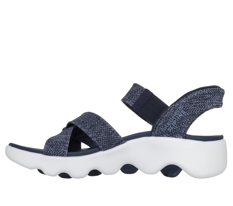 skechers slip-ins go walk massage fit sandale - heather
