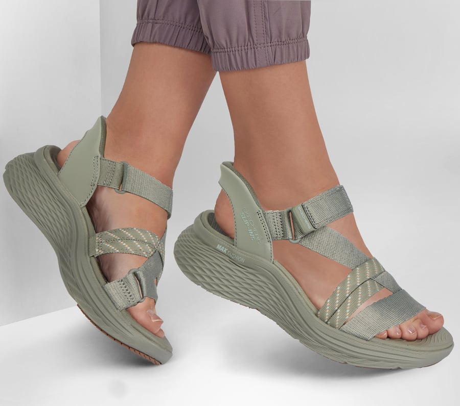 skechers slip-ins max cushioning elite 2.0 sandale - emery