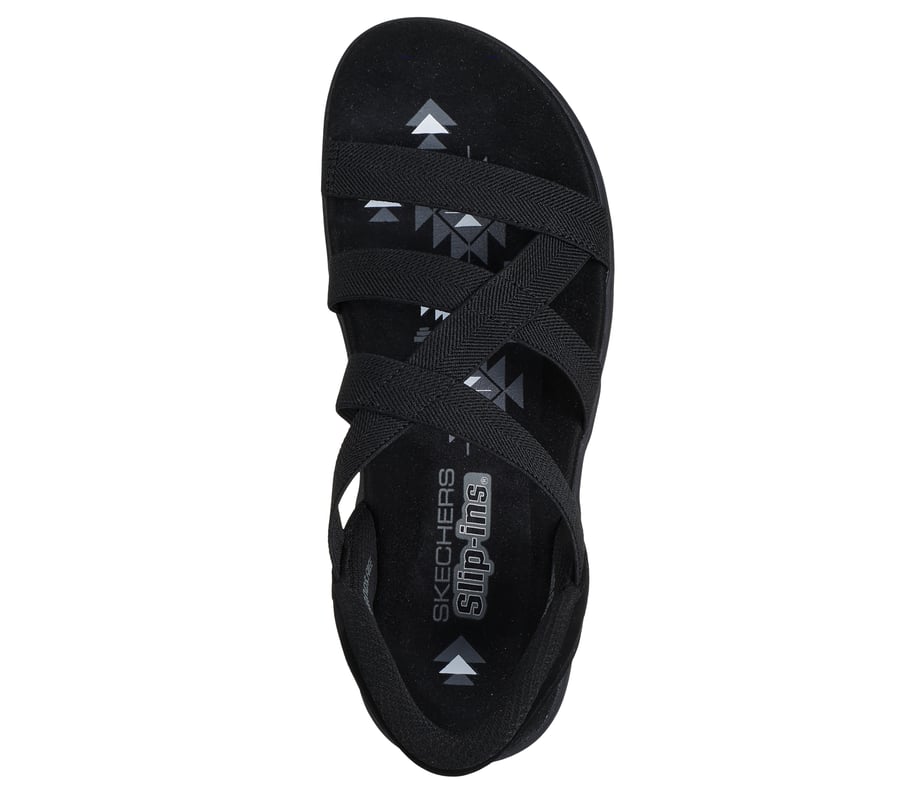 skechers slip-ins reggae slim - stretch flex