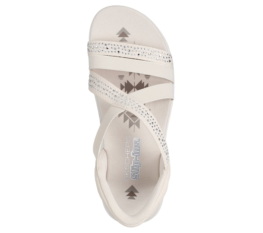 skechers slip-ins reggae slim – summer sparkle