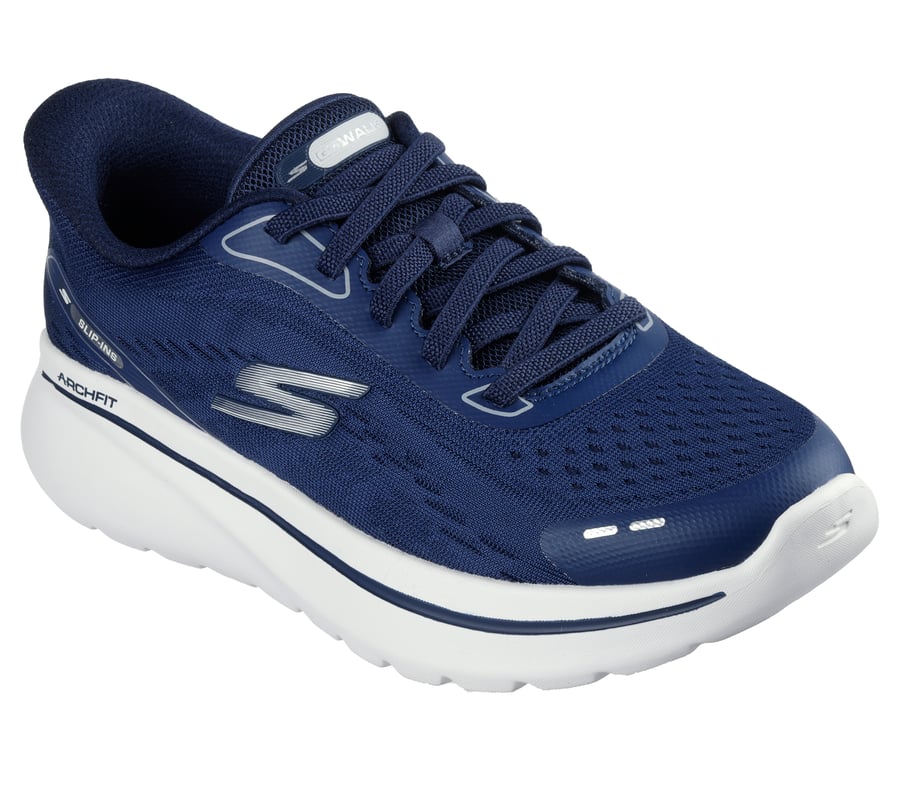 skechers slip-ins relaxed fit go walk arch fit n-joy