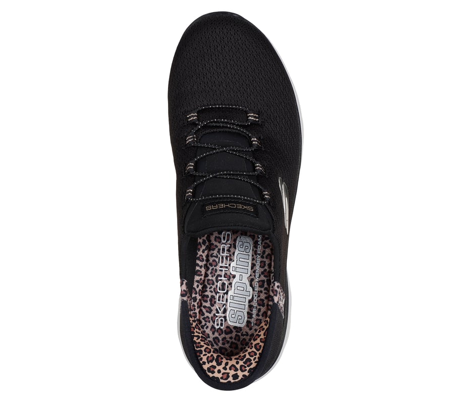 skechers slip-ins summits – leopard chic