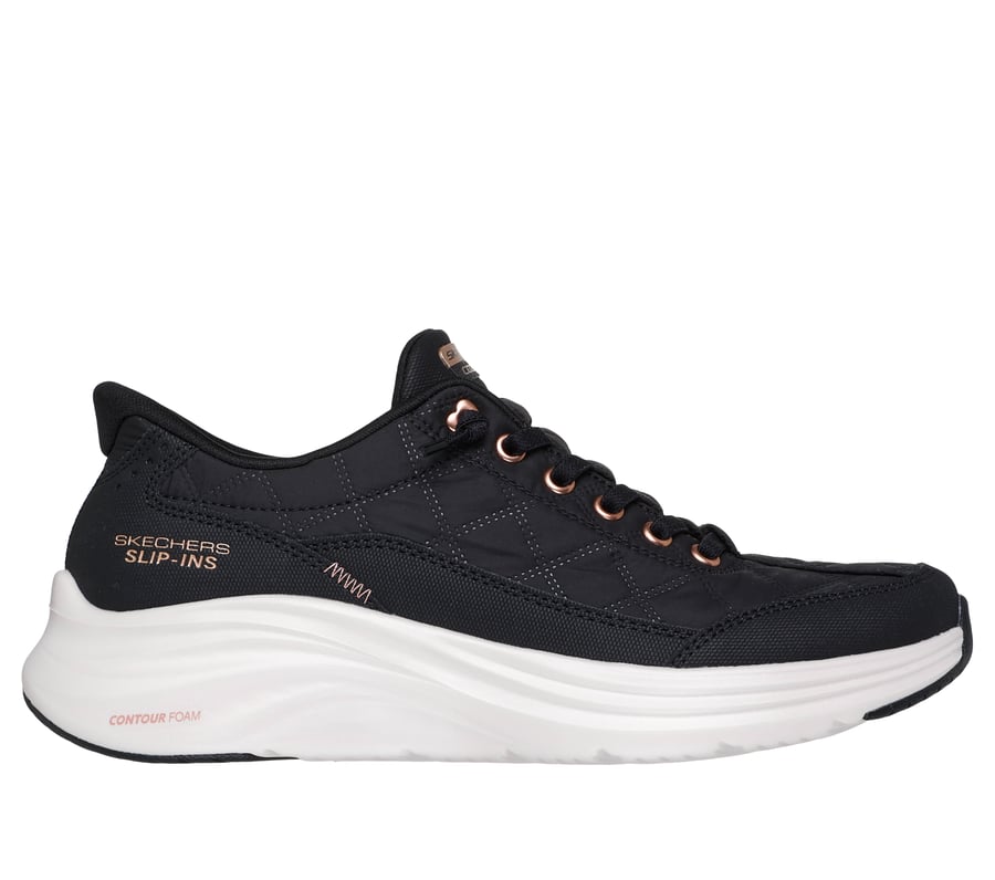 skechers slip-ins contour foam – cozy fit golden hour