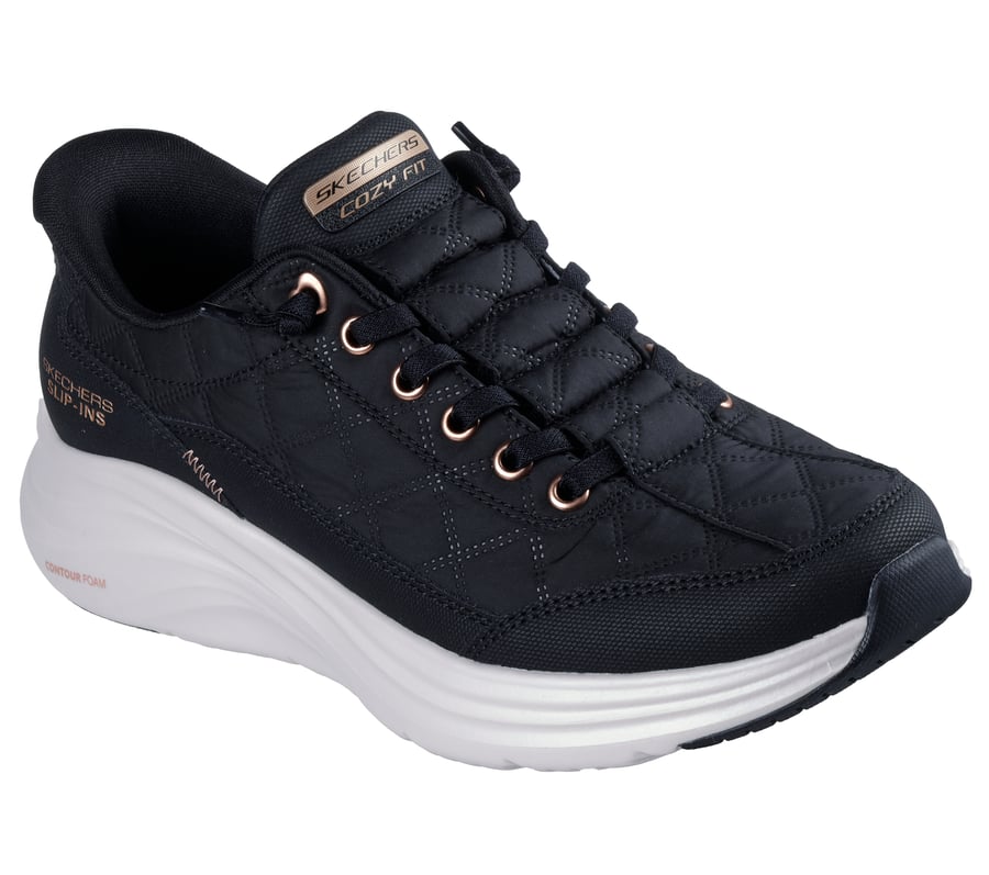 skechers slip-ins contour foam – cozy fit golden hour