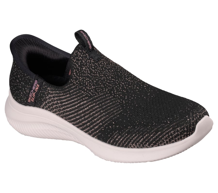 skechers slip-ins ultra flex 4.0 - midnight sparkle