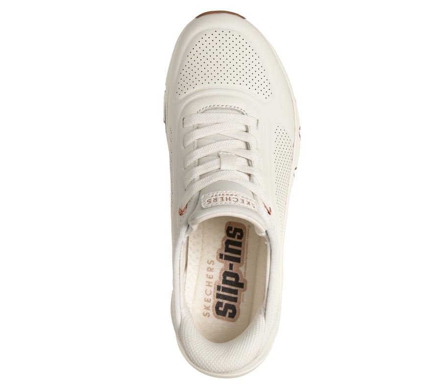 skechers slip-ins premium leder uno icon - luxe air