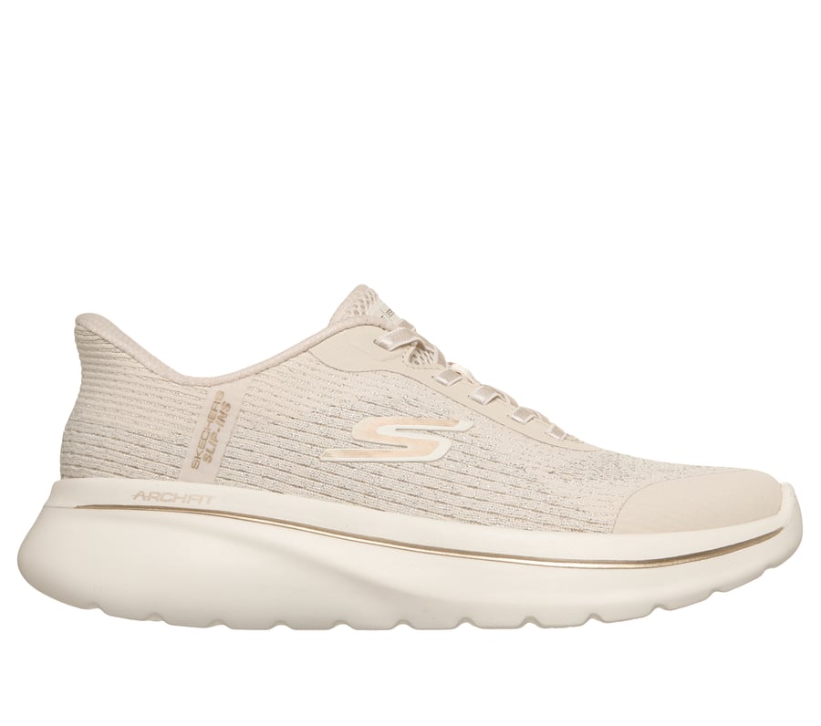 skechers slip-ins relaxed fit go walk arch fit n-joy - ria