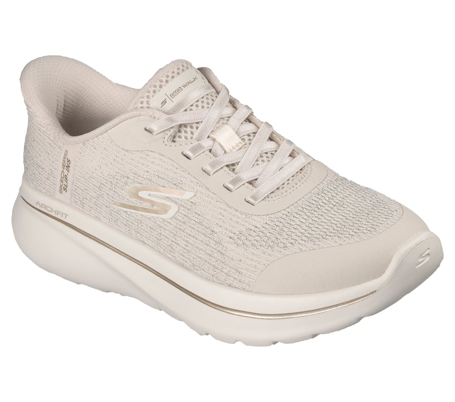 skechers slip-ins relaxed fit go walk arch fit n-joy - ria