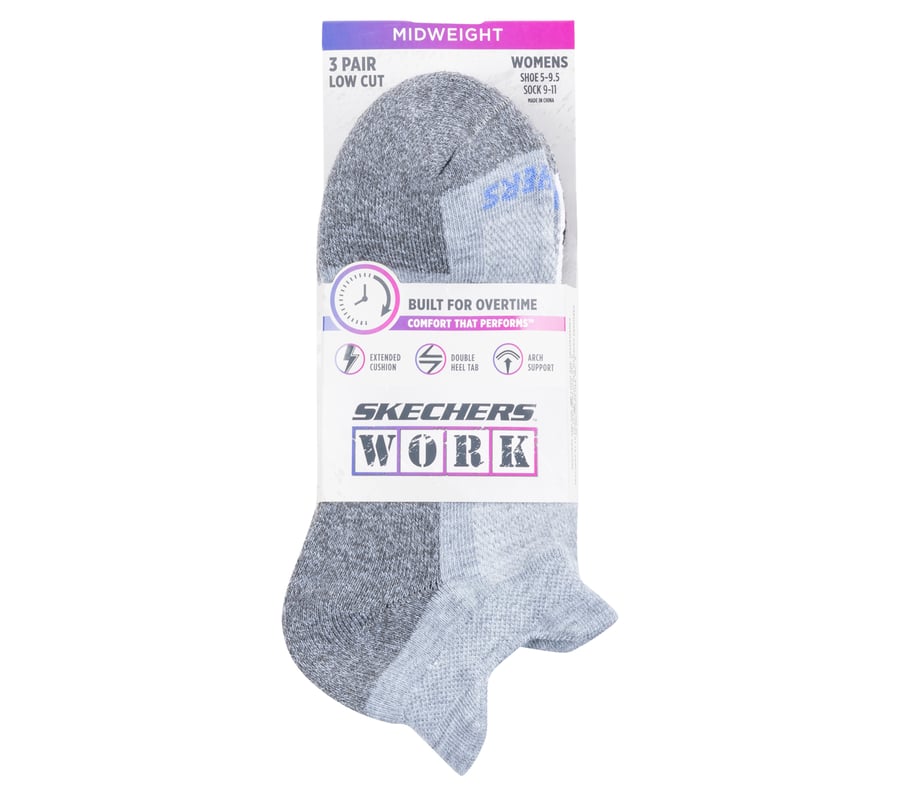 arbeit niedrig geschnittene socken mit fersenlasche – 3er-pack