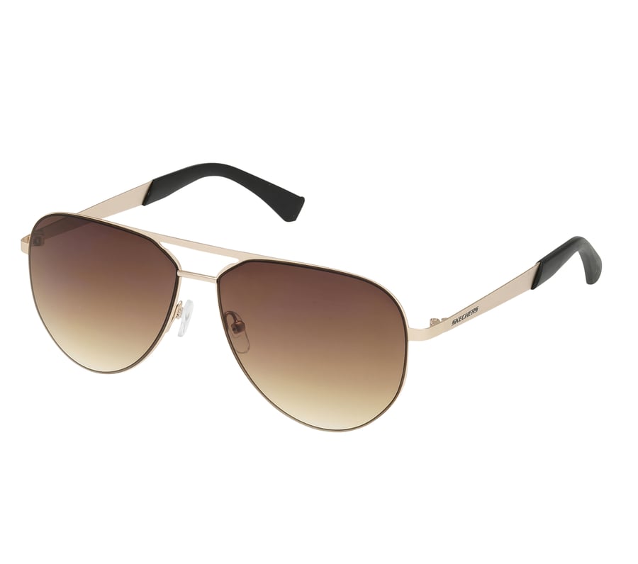 metallene aviator-sonnenbrille