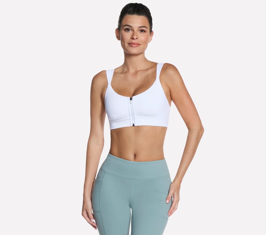 go walk evolution zip front bra