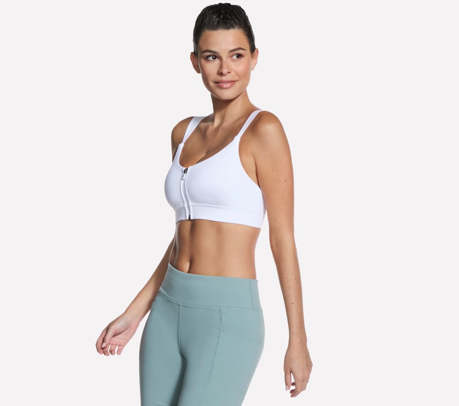 go walk evolution zip front bra