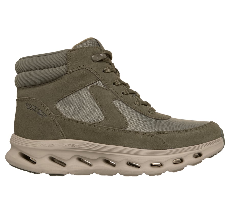 skechers slip-ins go walk glide-step 2.0 boot - drew