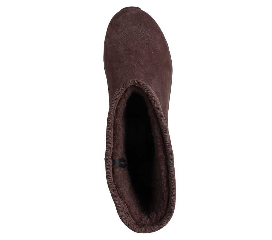 skechers slip-ins glide-step pro boot - cozy mid