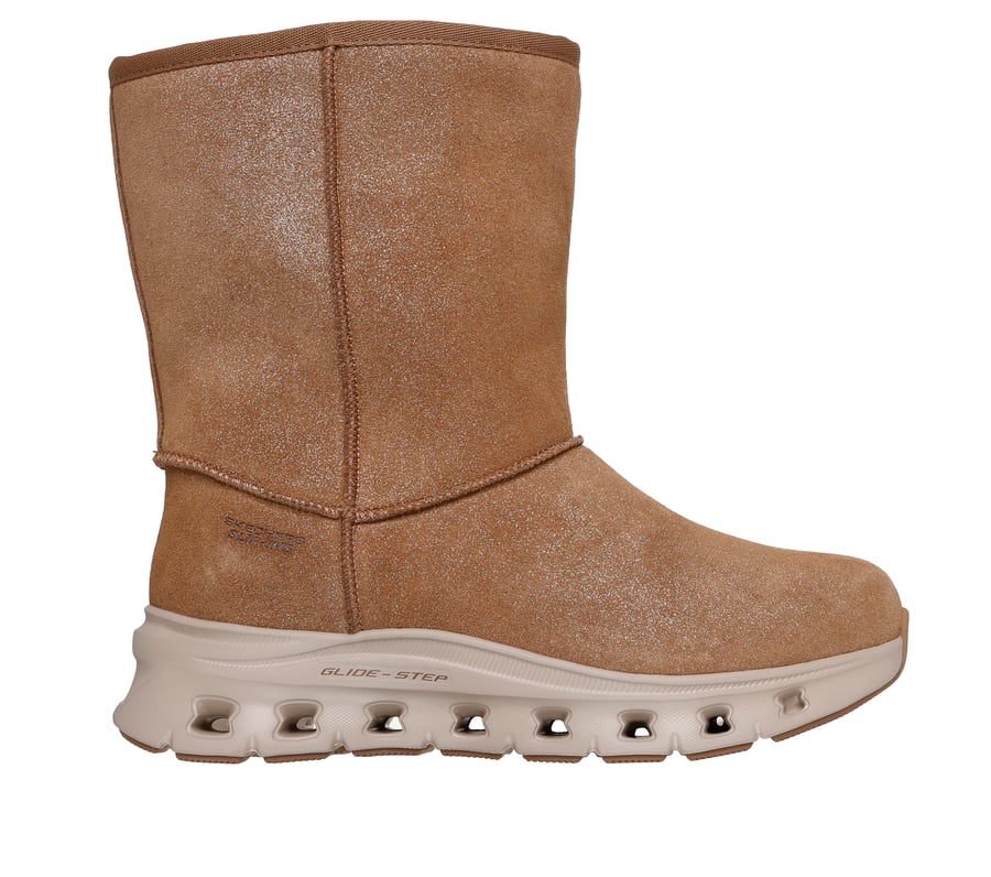 skechers slip-ins glide-step pro boot - cozy mid