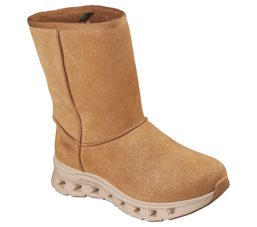 skechers slip-ins glide-step pro boot - cozy mid